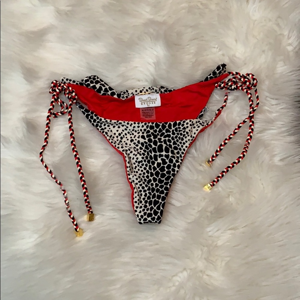 Beach bunny ‘girl on fire’ cheetah bikini bottoms